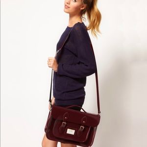 Cambridge Satchel Company Patent Leather Oxblood